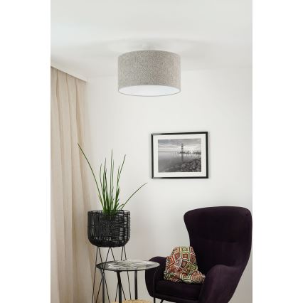 Brilagi - Luster na lanku BOUCLE ROLLER 1xE27/15W/230V pr. 45 cm šedá