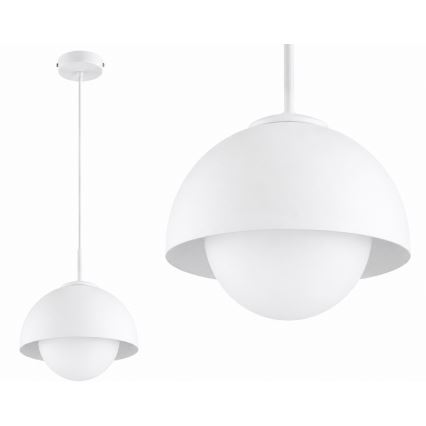 BRILAGI - Luster na lanku COSMO 1xE27/60W/230V priemer 18 cm biela