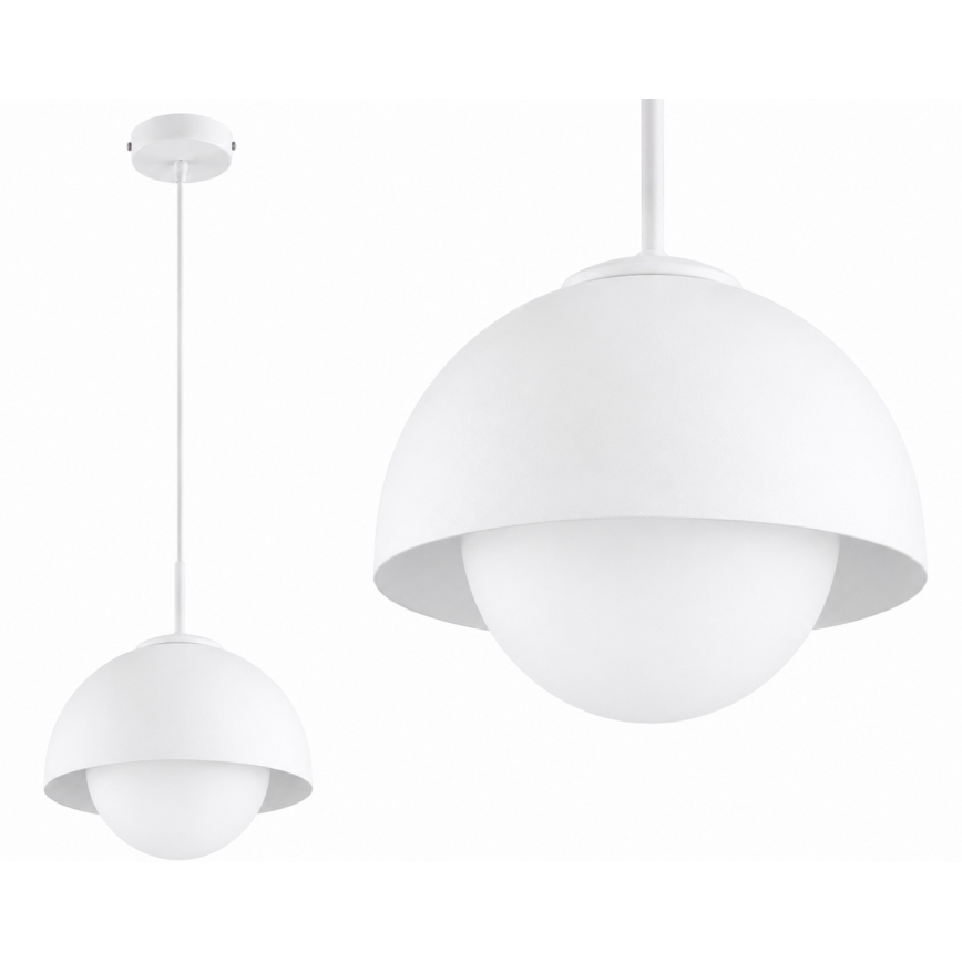 BRILAGI - Luster na lanku COSMO 1xE27/60W/230V priemer 18 cm biela