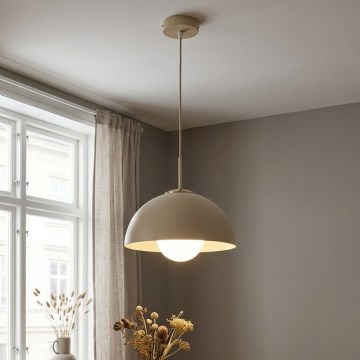Brilagi - Luster na lanku COSMO 1xE27/60W/230V, priemer 30 cm, béžová/zlatá