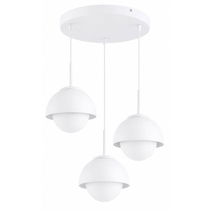 BRILAGI - Luster na lanku COSMO 3xE27/60W/230V biela/zlatá