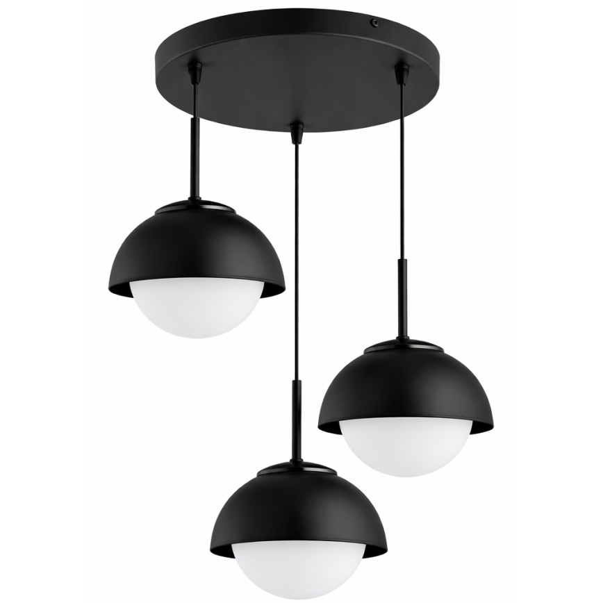 BRILAGI - Luster na lanku COSMO 3xE27/60W/230V čierna