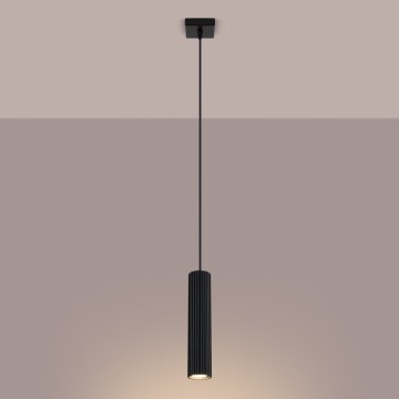 Brilagi - Luster na lanku CRESTO 1xGU10/10W/230V čierna