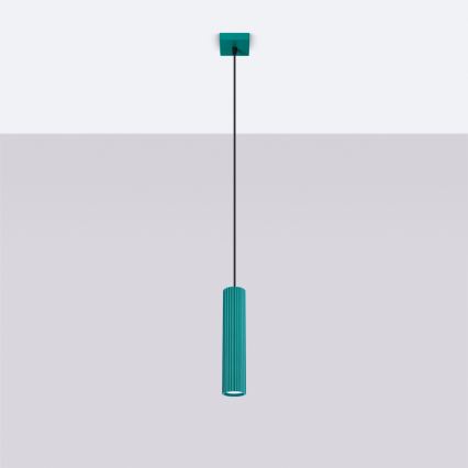 Brilagi - Luster na lanku CRESTO 1xGU10/10W/230V tyrkysový