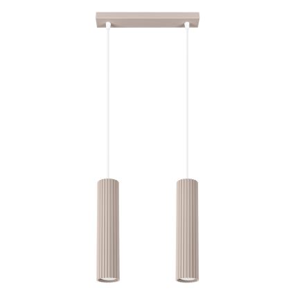 Brilagi - Luster na lanku CRESTO 2xGU10/10W/230V taupe