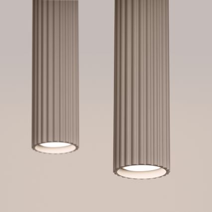 Brilagi - Luster na lanku CRESTO 2xGU10/10W/230V taupe