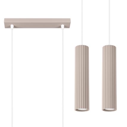 Brilagi - Luster na lanku CRESTO 2xGU10/10W/230V taupe