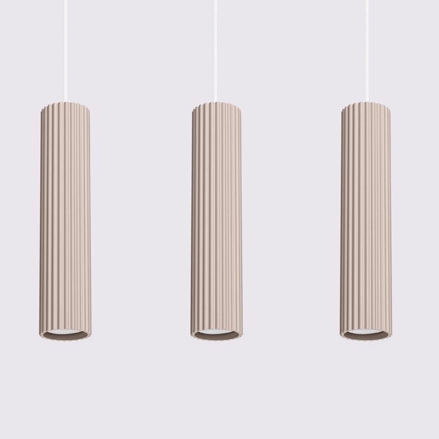 Brilagi - Luster na lanku CRESTO 3xGU10/10W/230V taupe