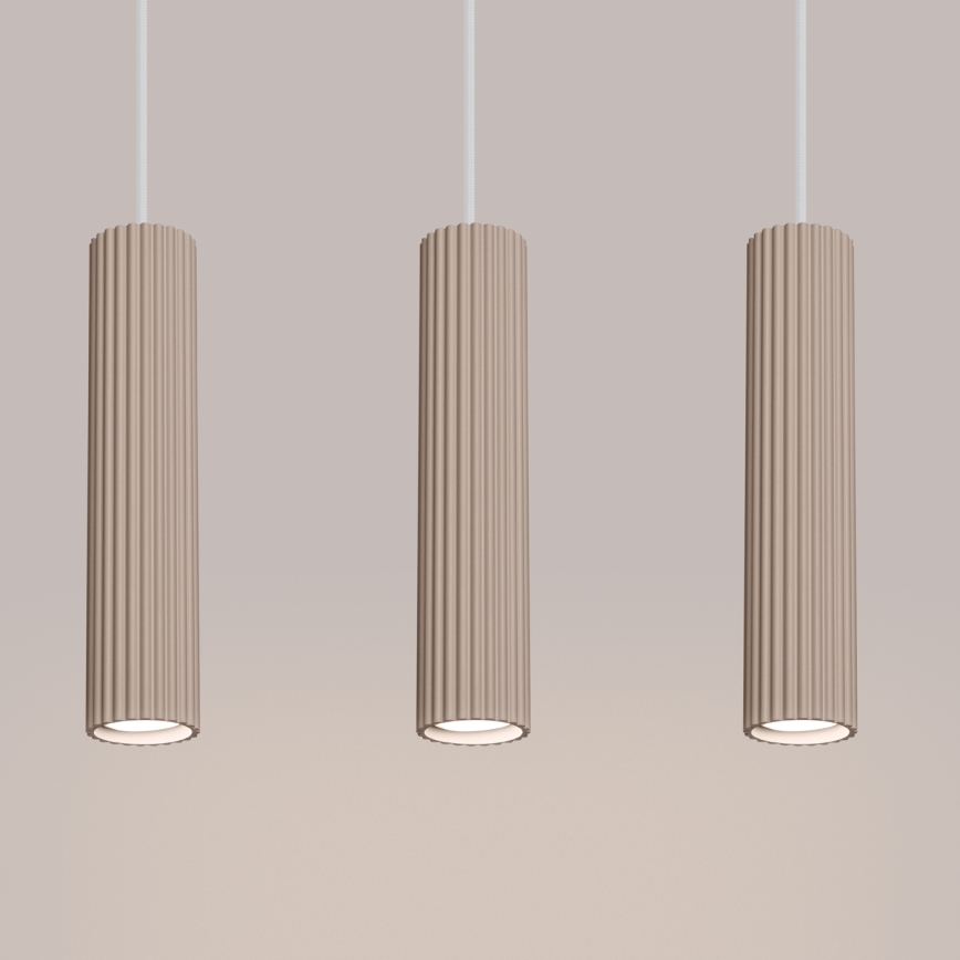 Brilagi - Luster na lanku CRESTO 3xGU10/10W/230V taupe