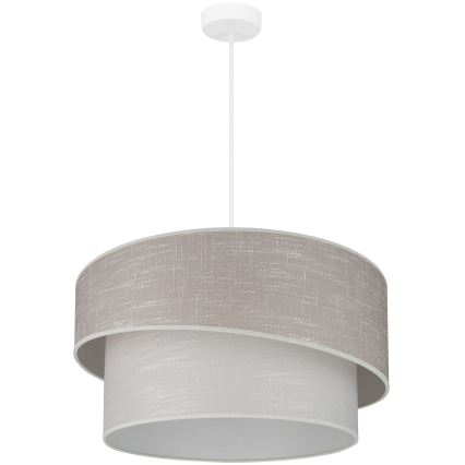 Brilagi - Luster na lanku DOVER SHINE 1xE27/15W/230V pr. 50 cm šedá/krémová