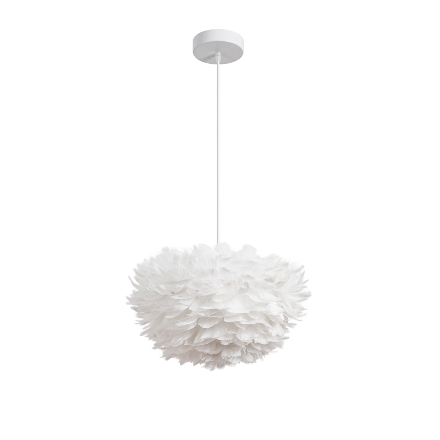 Brilagi - Luster na lanku FEATHER 3xE27/40W/230V pr. 40 cm biely