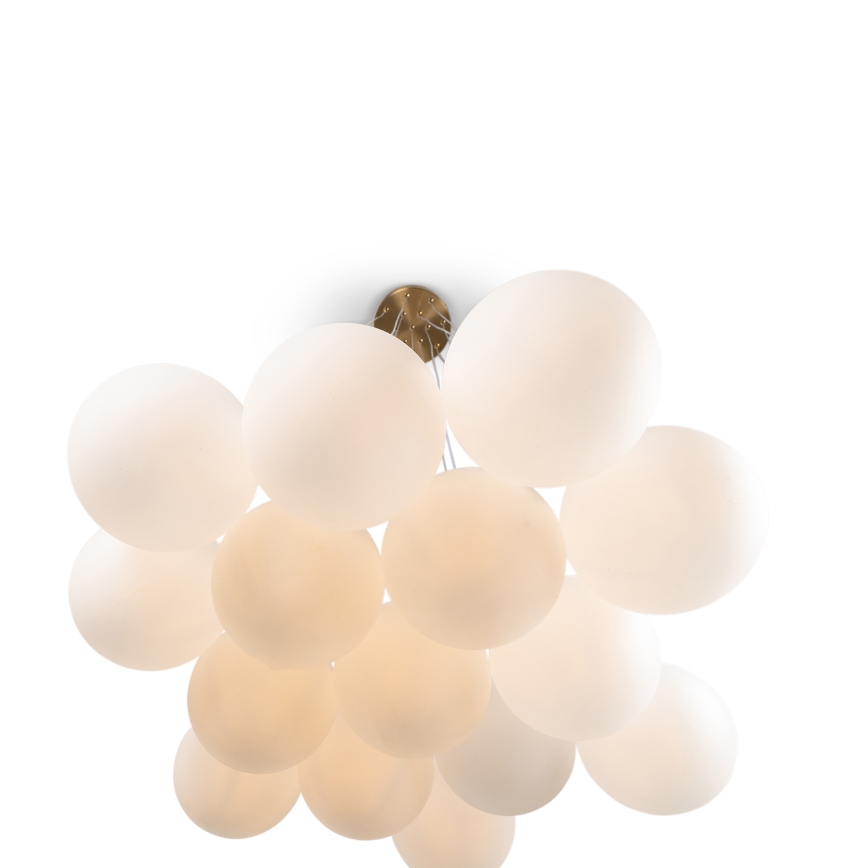 Brilagi - Luster na lanku GLOBE 15xE14/15W/230V biely
