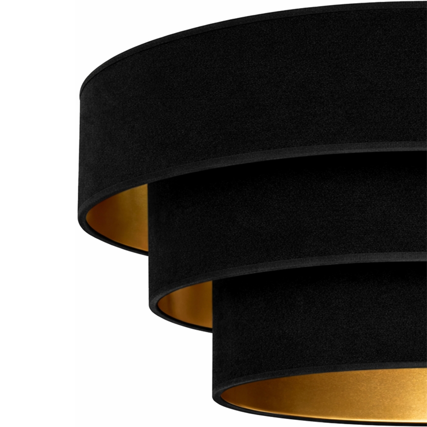 Brilagi - Luster na lanku LUNETA 1xE27/60W/230V pr. 40 cm čierna/zlatá