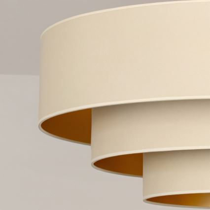 Brilagi - Luster na lanku LUNETA 1xE27/60W/230V priemer 40 cm krémová/zlatá