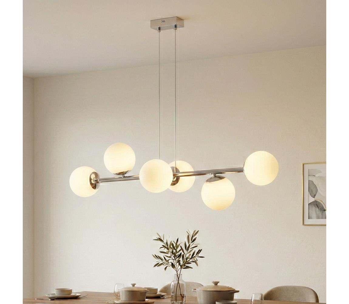 Brilagi - Luster na lanku MALONY 6xE14/20W/230V lesklý chróm 8590828080398