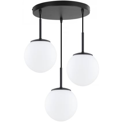 Brilagi - Luster na lanku MILO 3xE27/60W/230V čierny