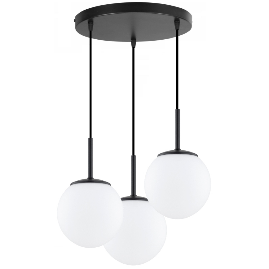 Brilagi - Luster na lanku MILO 3xE27/60W/230V čierny