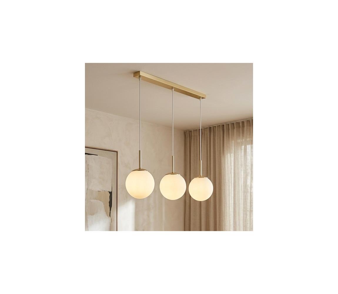 Brilagi - Luster na lanku MILO 3xE27/60W/230V zlatý 62-003B