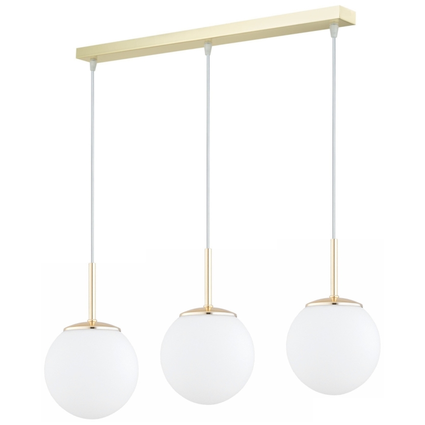 Brilagi - Luster na lanku MILO 3xE27/60W/230V zlatý