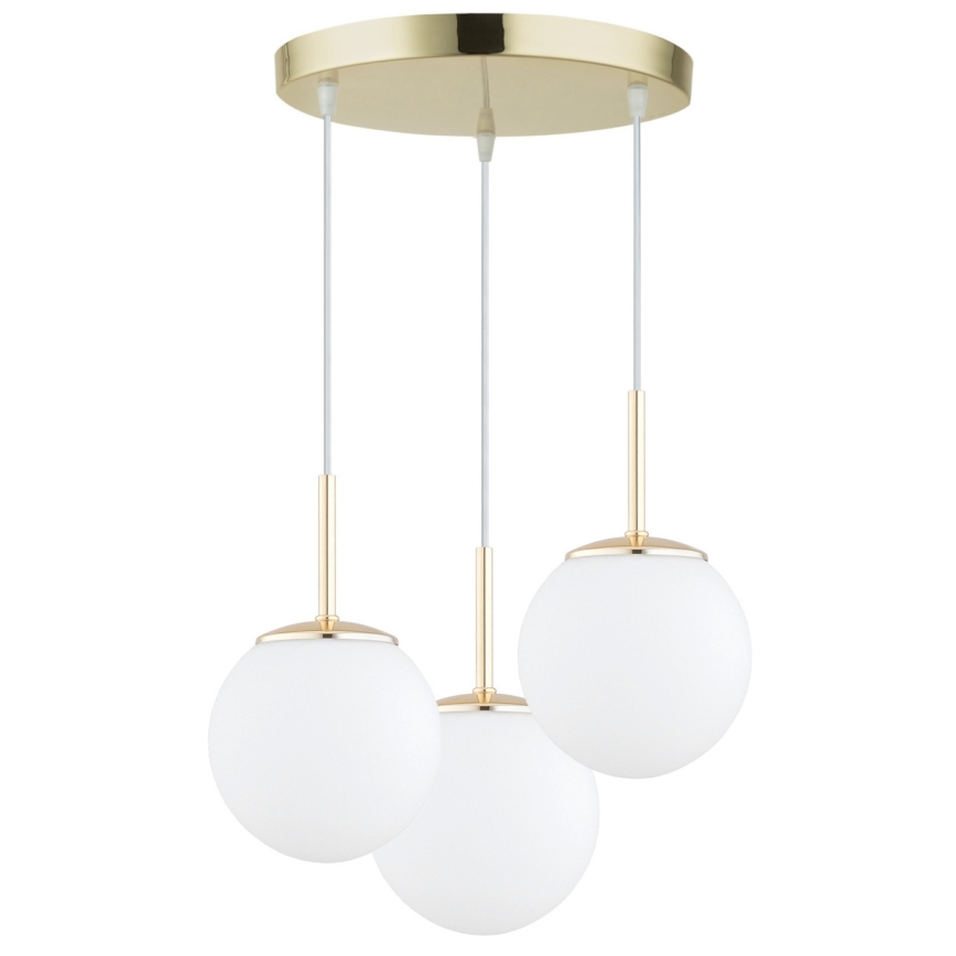 Brilagi - Luster na lanku MILO 3xE27/60W/230V zlatý