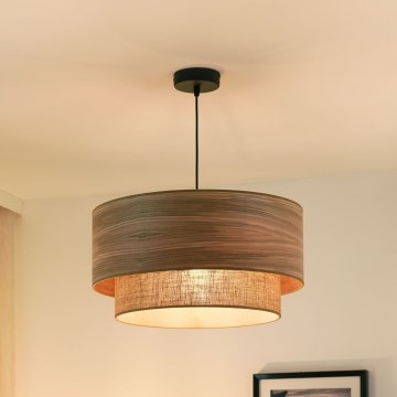 Brilagi - Luster na lanku MONTANA BOHO 1xE27/15W/230V pr. 45 cm hnedá/čierna