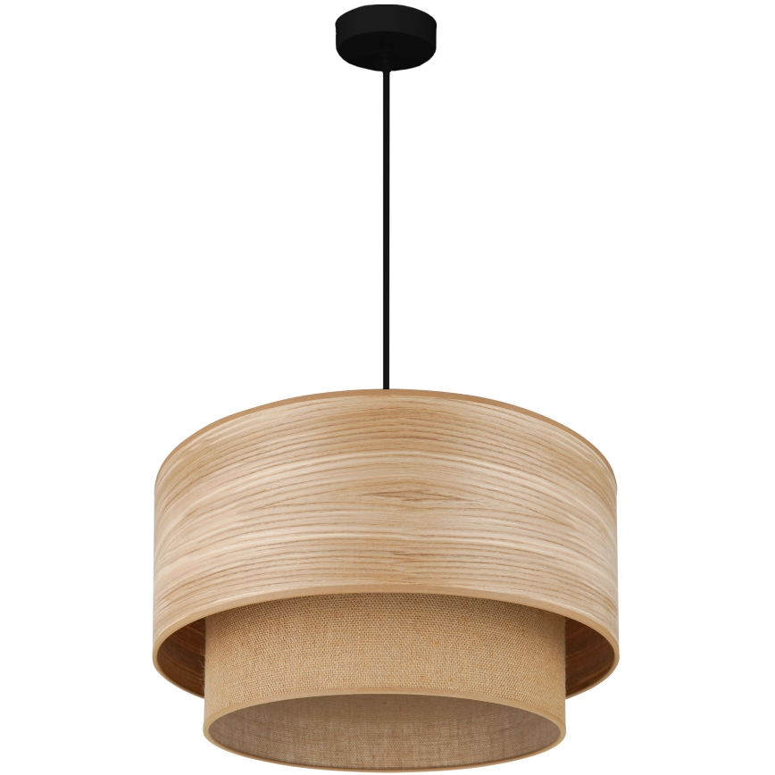 Brilagi - Luster na lanku MONTANA BOHO 1xE27/15W/230V pr. 45 cm hnedá/čierna