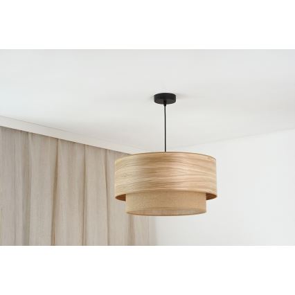Brilagi - Luster na lanku MONTANA BOHO 1xE27/15W/230V pr. 45 cm hnedá/čierna