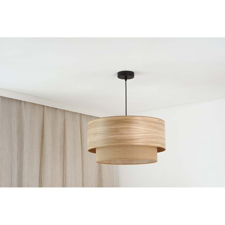 Brilagi - Luster na lanku MONTANA BOHO 1xE27/15W/230V pr. 45 cm hnedá/čierna