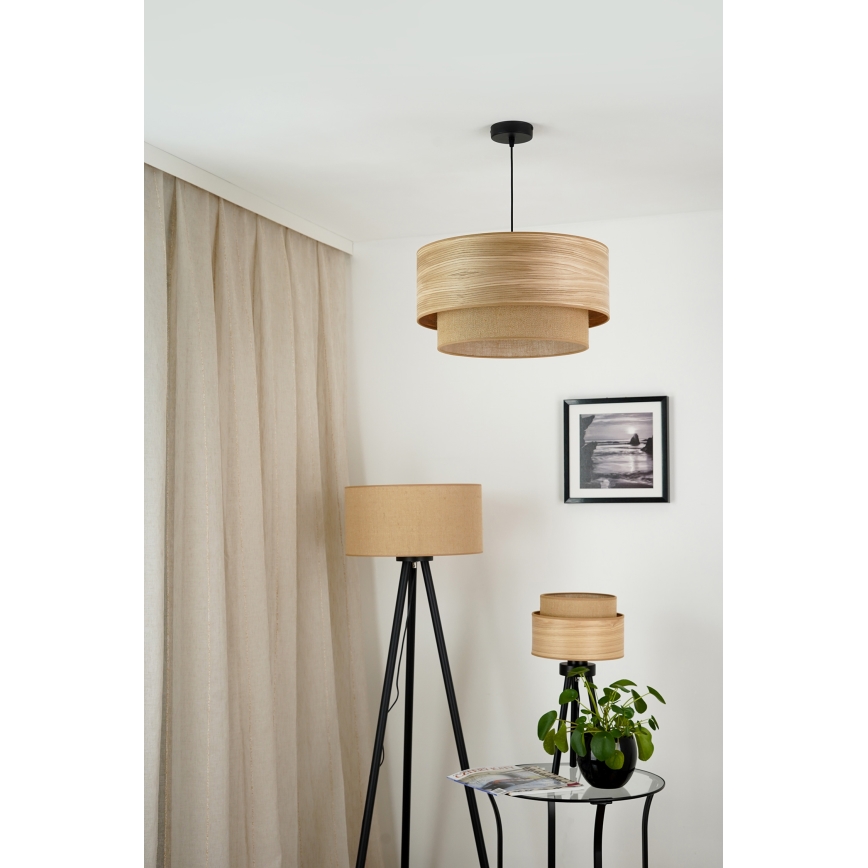 Brilagi - Luster na lanku MONTANA BOHO 1xE27/15W/230V pr. 45 cm hnedá/čierna