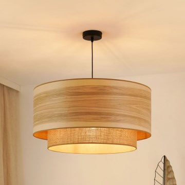 Brilagi - Luster na lanku MONTANA BOHO 1xE27/15W/230V pr. 60 cm hnedá/čierna