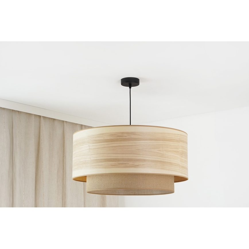 Brilagi - Luster na lanku MONTANA BOHO 1xE27/15W/230V pr. 60 cm hnedá/čierna
