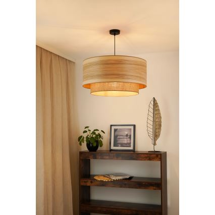 Brilagi - Luster na lanku MONTANA BOHO 1xE27/15W/230V pr. 60 cm hnedá/čierna