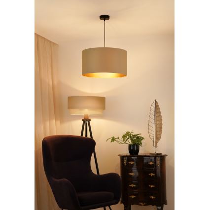 Brilagi - Luster na lanku OREGON ROLLER VEGE 1xE27/15W/230V pr. 45 cm béžová