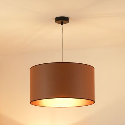 Brilagi - Luster na lanku OREGON ROLLER VEGE 1xE27/15W/230V pr. 45 cm hnedá