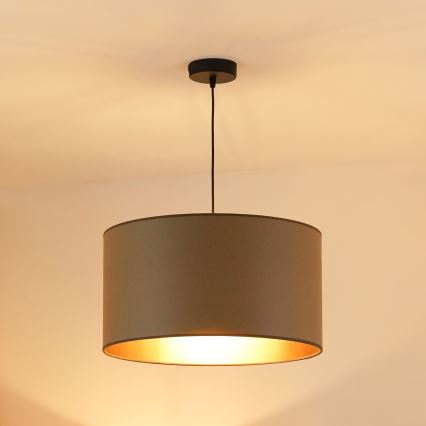 Brilagi - Luster na lanku OREGON ROLLER VEGE 1xE27/15W/230V pr. 45 cm šedá
