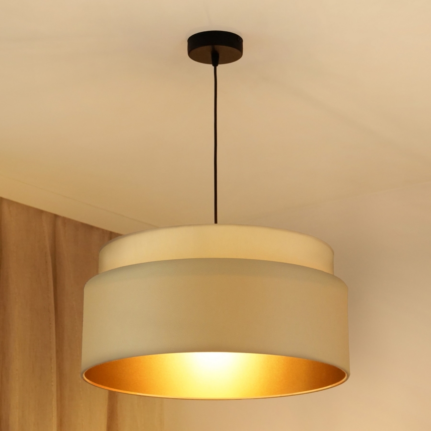 Brilagi - Luster na lanku OREGON VEGE 1xE27/15W/230V pr. 45 cm béžová