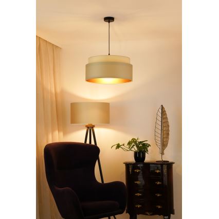 Brilagi - Luster na lanku OREGON VEGE 1xE27/15W/230V pr. 45 cm béžová