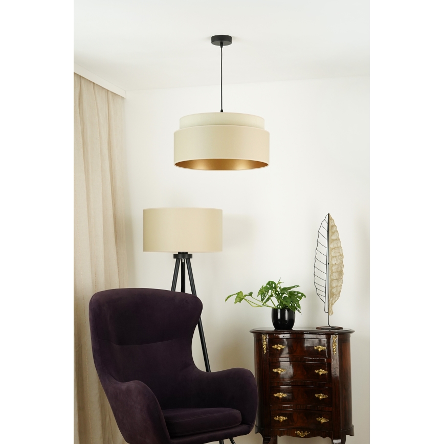 Brilagi - Luster na lanku OREGON VEGE 1xE27/15W/230V pr. 45 cm béžová