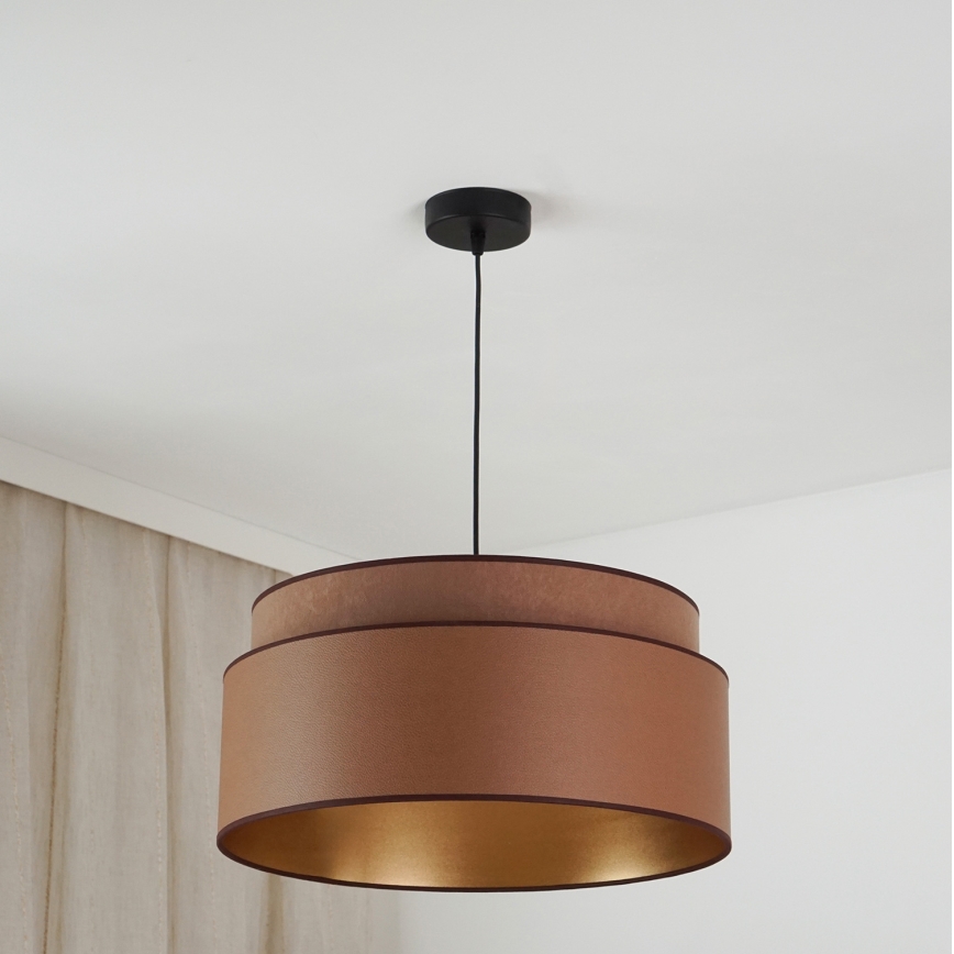 Brilagi - Luster na lanku OREGON VEGE 1xE27/15W/230V pr. 45 cm hnedá