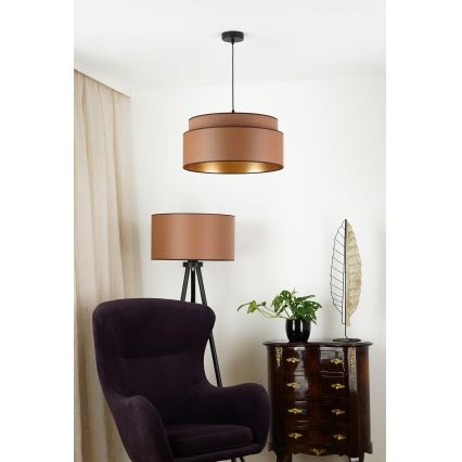 Brilagi - Luster na lanku OREGON VEGE 1xE27/15W/230V pr. 45 cm hnedá