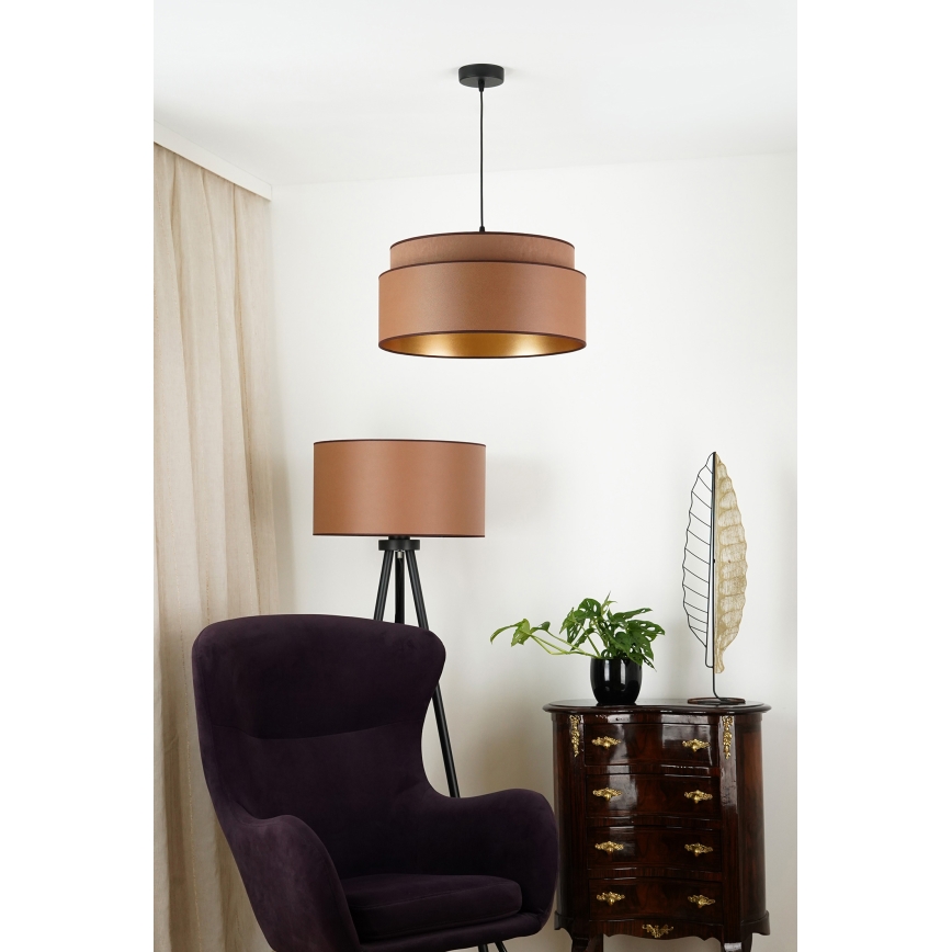 Brilagi - Luster na lanku OREGON VEGE 1xE27/15W/230V pr. 45 cm hnedá