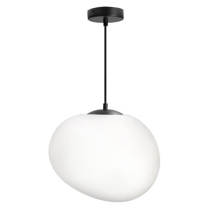 BRILAGI - Luster na lanku PEBBLES 1xE27/40W/230V pr. 25 cm čierna
