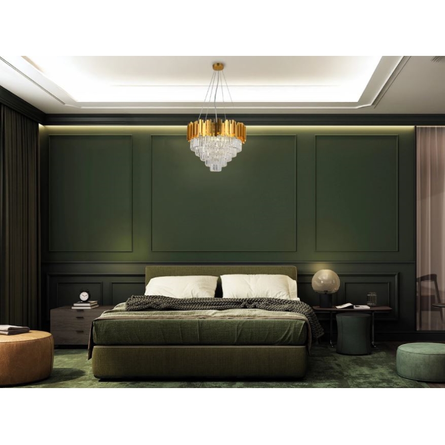 Brilagi - Luster na lanku PLAZA 9xE14/40W/230V