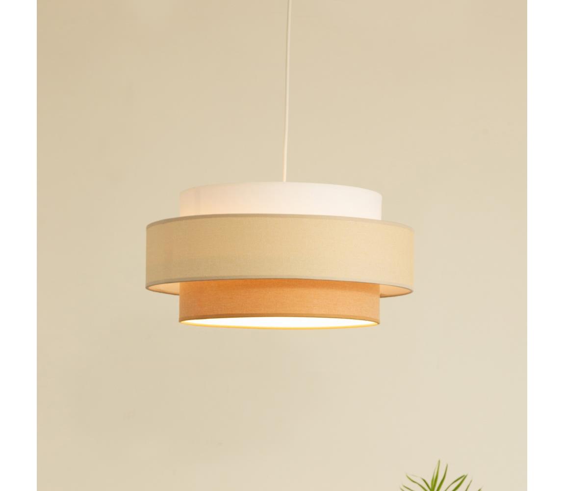 Brilagi - Luster na lanku RESNA 1xE27/60W/230V priemer 40 cm krémová/béžová H0393