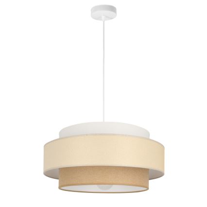 Brilagi - Luster na lanku RESNA 1xE27/60W/230V priemer 40 cm krémová/béžová