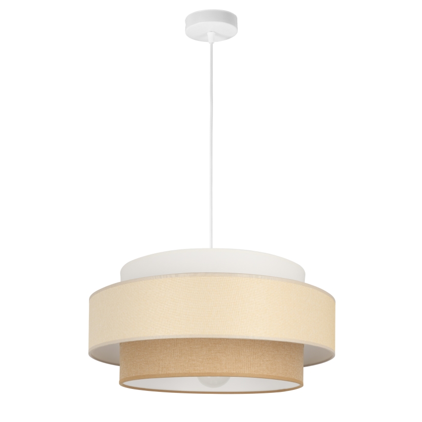 Brilagi - Luster na lanku RESNA 1xE27/60W/230V priemer 40 cm krémová/béžová