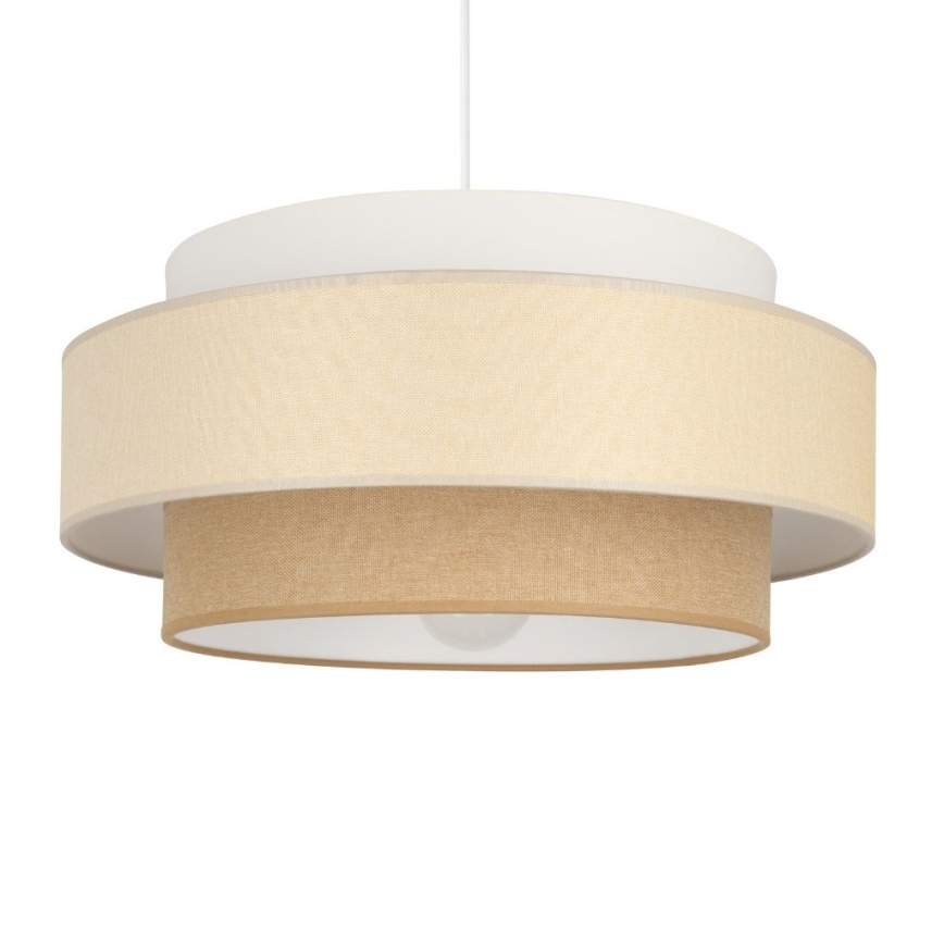 Brilagi - Luster na lanku RESNA 1xE27/60W/230V priemer 40 cm krémová/béžová