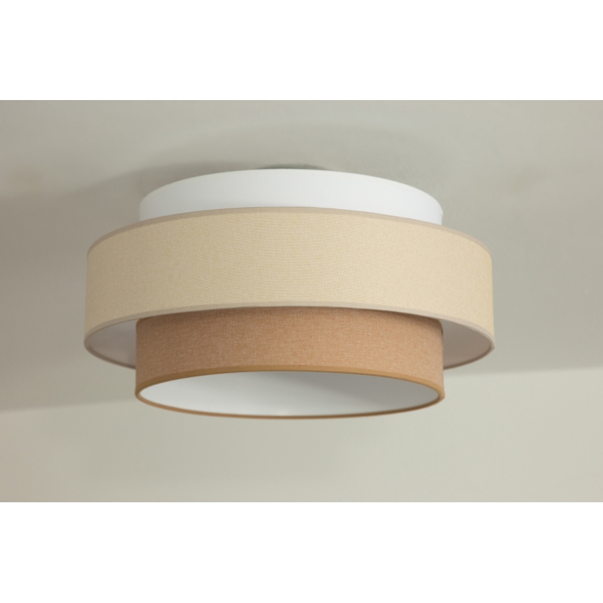 Brilagi - Luster na lanku RESNA 1xE27/60W/230V priemer 40 cm krémová/béžová