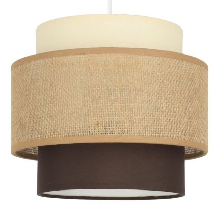 Brilagi - Luster na lanku RESNA 2xE27/60W/230V pr. 30 cm béžová/čierna