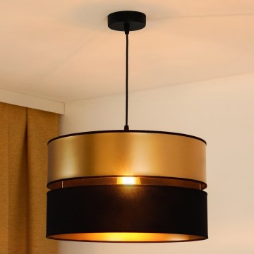 Brilagi - Luster na lanku ROYAL 1xE27/15W/230V pr. 40 cm čierna/zlatá